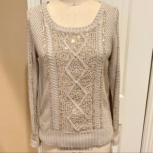 Gap Sequin Sweater sz:small